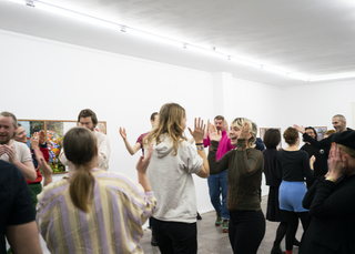 Seitenstichkabinett zu Gast in der AFF Galerie, Berlin, 2023 